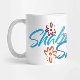 Floral Shabbat Shalom Greeting Mug